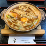 高砂 - 味噌煮込みうどん（玉子入り）