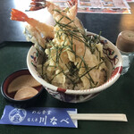 川なべ - 塩海老天丼