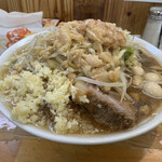 らーめん つの旨 - 大ラーメン、うずら、ニンニクマシアブラカラメ