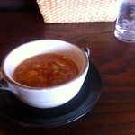 呆喰亭 信夫 - ガーリックスープ