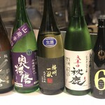 Horumon Kushiyaki Marutaka - 日本酒も常時10種類以上