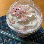 STARBUCKS COFFEE - サクラ ミルクプリン フラペチーノ590円税抜 ^_^