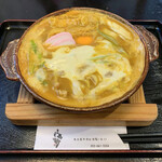 高砂 - カレー煮込みうどん(玉子入り)＋チーズ