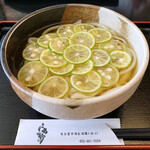 高砂 - 冷しすだちうどん（白）