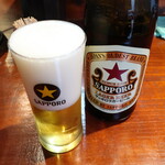 Kasagi Soba - 瓶ビール（サッポロラガービール）