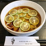 高砂 - 冷しすだちきしめん（赤）