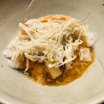 木山 - 蟹玉ご飯　浜茹で松葉蟹　卵締め