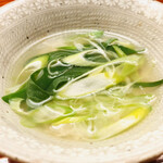 木山 - 天然虎河豚の雑炊　河豚と昆布出汁