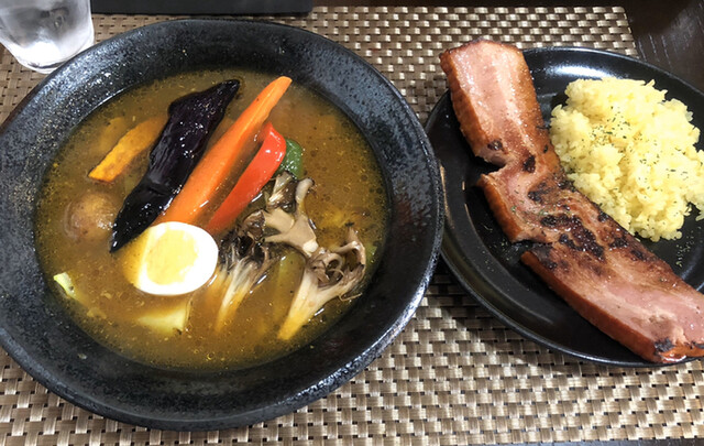 写真 しっぽ 花巻 スープカレー 食べログ