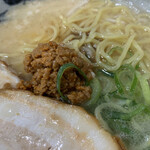 麪家ひばり - あごだし白湯らぁめんこってり