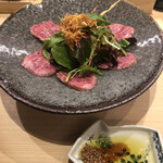 割烹酒亭 三分亭 東京ミッドタウン日比谷 - 田村牛のカルパッチョ