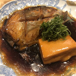 割烹酒亭 三分亭 - メジマグロの煮つけ