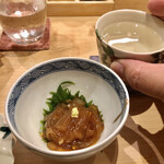 割烹酒亭 三分亭 - のれそれの沖漬け