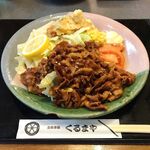 くるまや - スタミナきしめん（冷）