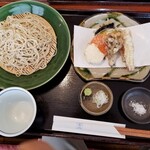 Teuchi Soba Bakkaku - 野菜天せいろ¥1160