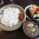 芭蕉 - 印度カレーセット (1,000円・税別)