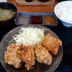 からやま  - からやま定食（梅） ご飯大盛り