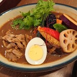 ZORA - ラムしゃぶと季節野菜のスープカレー