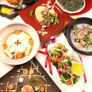 [Course meals] A wide variety of courses that are easy to choose depending on the occasion, starting from 3,980 yen★