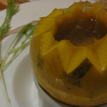 フカヒレ入りパパイヤ蒸しスープ