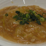 周中菜房 白金亭 - タラバ蟹とふかひれのあんかけ炒飯