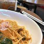 タリーズコーヒー - カニとトマトクリームのパスタ(限定メニュー)