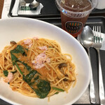 タリーズコーヒー - カニとトマトクリームのパスタ(ドリンクセット)
ドリンクはアイスティー