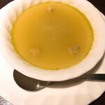 Dining Bar アッコルダトゥーラ - うぐいす豆のスープ