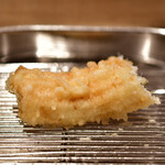 てんぷら 深町 - 穴子：尻尾