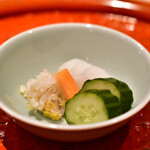 てんぷら 深町 - お新香