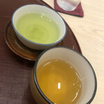 日本料理 久丹 - 緑茶とほうじ茶