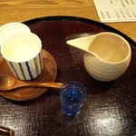 味 竹林 - 白子の茶碗蒸しと福岡の純米酒！