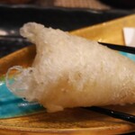 玄海鮨 - 貝柱の揚げ春巻