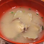 玄海鮨 - 貝汁です