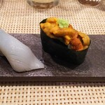 玄海鮨 - 追加  イカ   ウニ