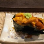玄海鮨 - ウニ  で～す