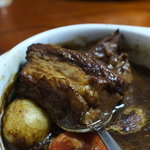 ステーキ那須 - 脂身がたっぷり