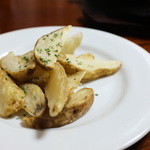 ステーキ那須 - ハンバーガーに付いてくるポテト