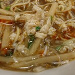 広東麺チャーリー - 酸辣湯麵エノキいっぱい