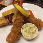 レストラン夕凪亭 - エビフライ