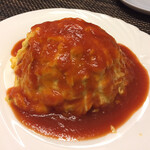 レストラン夕凪亭 - オムライス・ケチャップソース