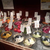 やさいの王様 銀座店 - お通し・・・・信じられないくらいのチョイス！！