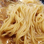 らあめん花月嵐 - 麺は細麺です。