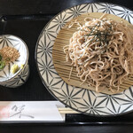 麺や天吉 - ざるそば  麺１.５倍＝４５０円