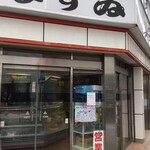 肉のますゐ - この肉屋の横から