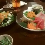 Hananomai - サラダ、お刺身