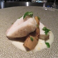 中土 - 30Kg超えのクエのガストロバック・八女の筍　本日のNo,1のお料理です(^^♪