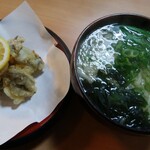 よこた手打うどん - カキ天の別皿