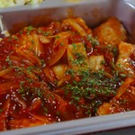 肉匠 甚 - メインのポークチャップです　ソースは自家製