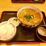 Sobakura - カレー南蛮蕎麦セット